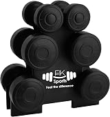 FK Sports Dumbbells Set with Stand Rack 12Kg 1/2/3 Kg Weights view 1