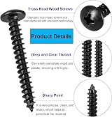 FandWay 360Pcs Self Tapping Screws Set M3-M5 Truss Head Wood Screws view 5
