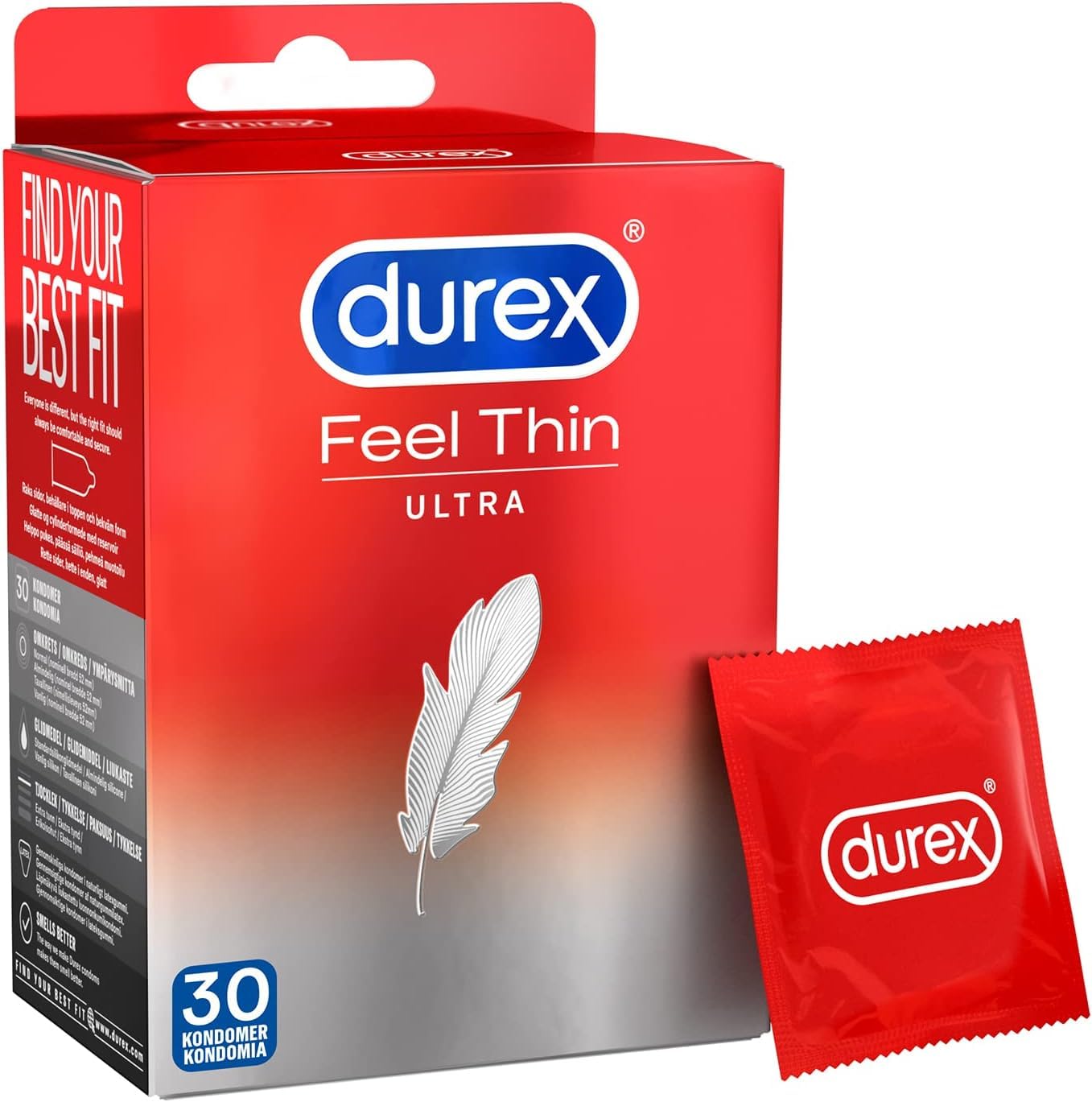 Durex Condoms-04300800000 Transparent One Size