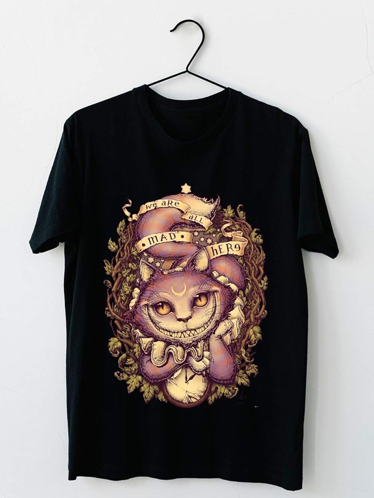 Cheshire Cat T Shirt For Unisex Zelitnovelty