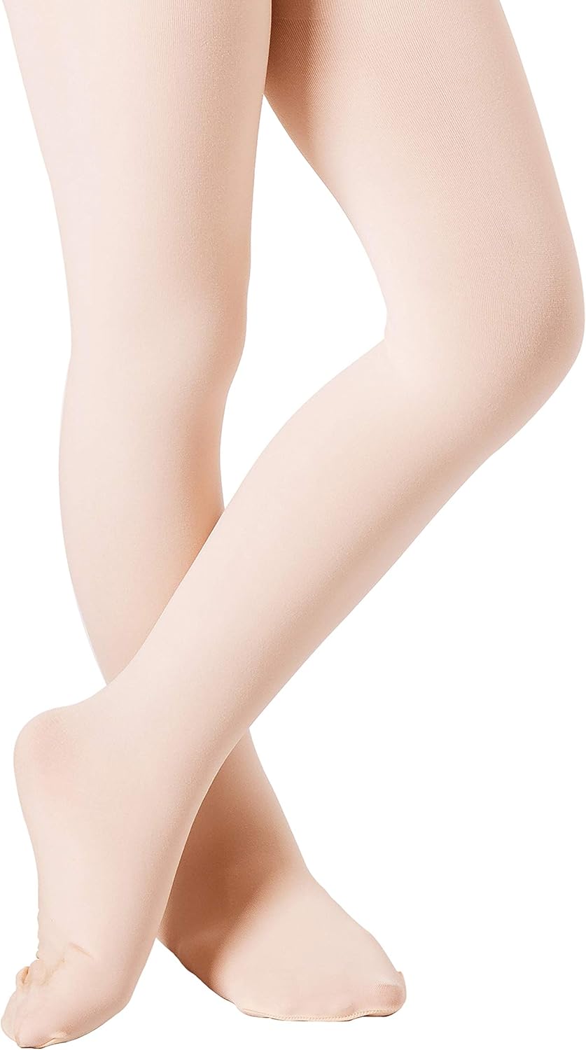 812 Years Black White Coffee Pink, Large Ballet Tights for Girls,Dance