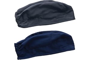Cherokee Men and Women Scrub Cap with Adjustable Elastic Tie-Back Lightweight, Breathable No-Slip Unisex Surgical Cap - 2506