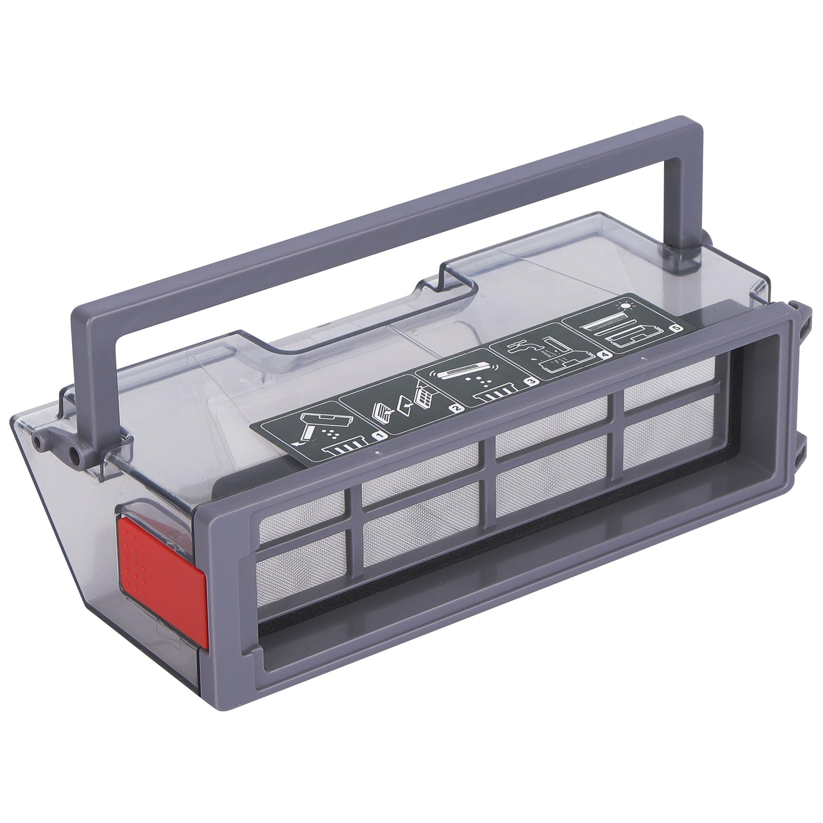 Photo 1 of Dust Bin Box for ECOVACS Deebot T8 N8 T5 N5 950 Series Robot Vacuums Cleaner - Replacement Accessories Parts (Not Suitable for Automatic Dust Collection Plate)