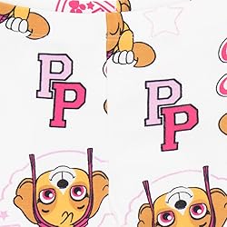 Paw Patrol Girls Pajamas 4 White