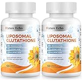 Liposomal Glutathione 1200mg with Resveratrol & ALA - Enhanced Absorption Antioxidant Supplement for Cellular Defense, Skin Radiance & Detox Support - Vegan Non-GMO, 120 Capsules