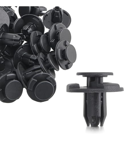 30 Pcs Bumper Push-Type Retainer Clips for Nissan 01553-09241 - Lantee