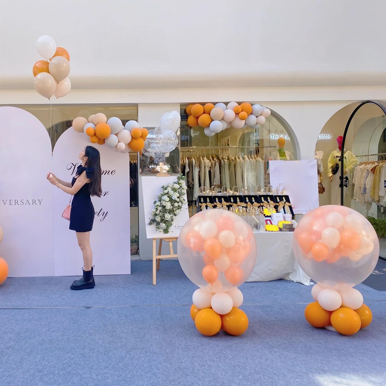 Reveal Balloons Remote Control Ground Explosion, Ball in ball tool, Balloon Filling Kit, Helium floating flying, wedding, opening ceremony arrangement, party birthday