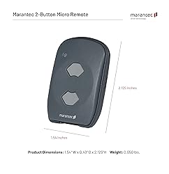 Marantec(315 MHz) 2-Button Micro Garage Door Opener