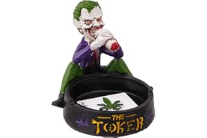 Trendy Zone 21 Infamous Toker 6x4 Inches Joker Ashtray, Stylish Design for a Trendy Experience