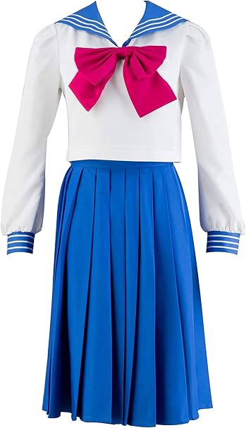 Mtxc Da Donna Per Travestimento Cosplay Da Tsukino Usagi Di Sailor Moon School Uniform Amazon It Giochi E Giocattoli