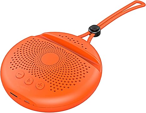 Amazon Co Jp ポータブルbluetoothスピーカー 電話スタンド 車のfmラジオ 大音量 Bluetooth 5 0 落下防止および軽量の屋外スポーツワイヤレスオーディオ オレンジ色 ホーム キッチン