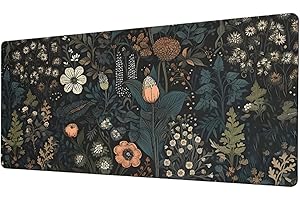 TOMAIDA Mouse Pad, Large Mouse Pad 90 X 40CM (35.4X15.7Inches) Mousepad Big Desk Mat with Non-Slip Rubber Base Keyboard Pad f