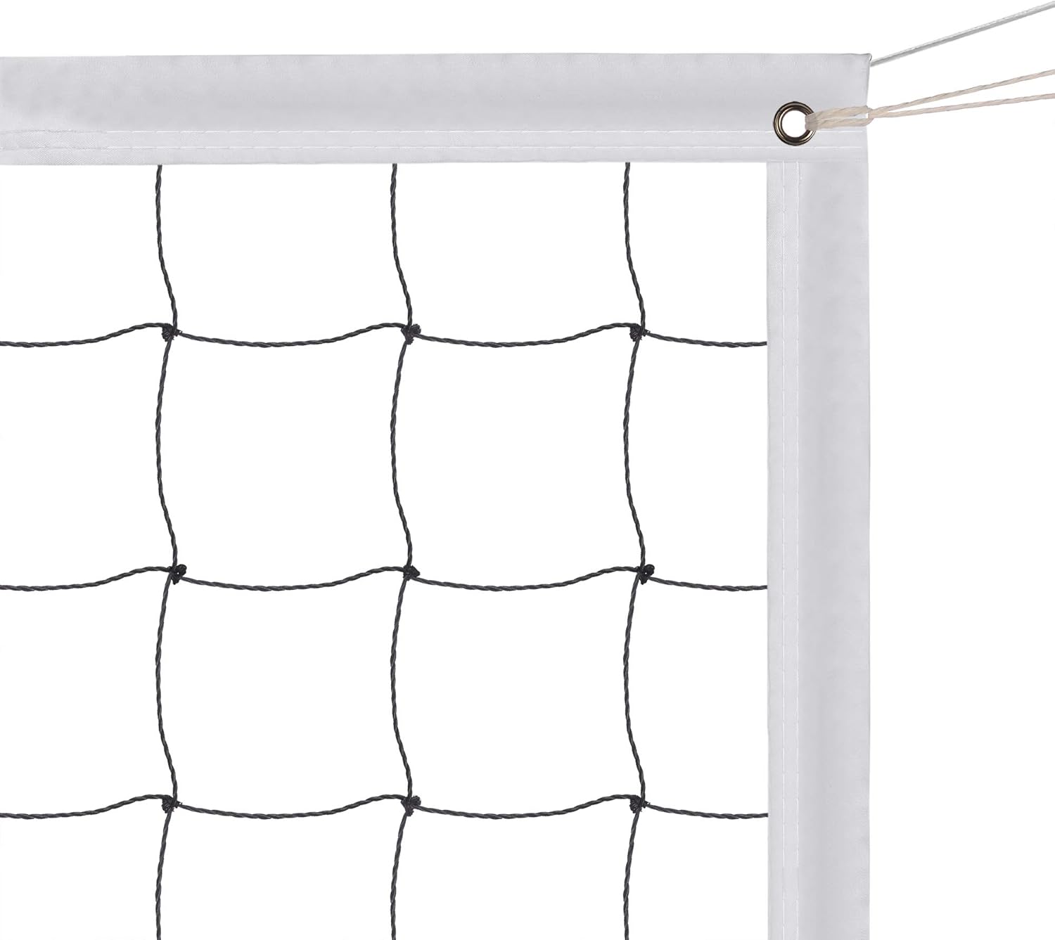 Sports Volleyball Net - Volleyball Replacement Net Standard Size (32 FT x 3 FT) with Steel Cable, Reinforced Side Tapes for Beach Garden Yard Pool Indoor Outdoor Play(Net Only) : Sports & Outdoors