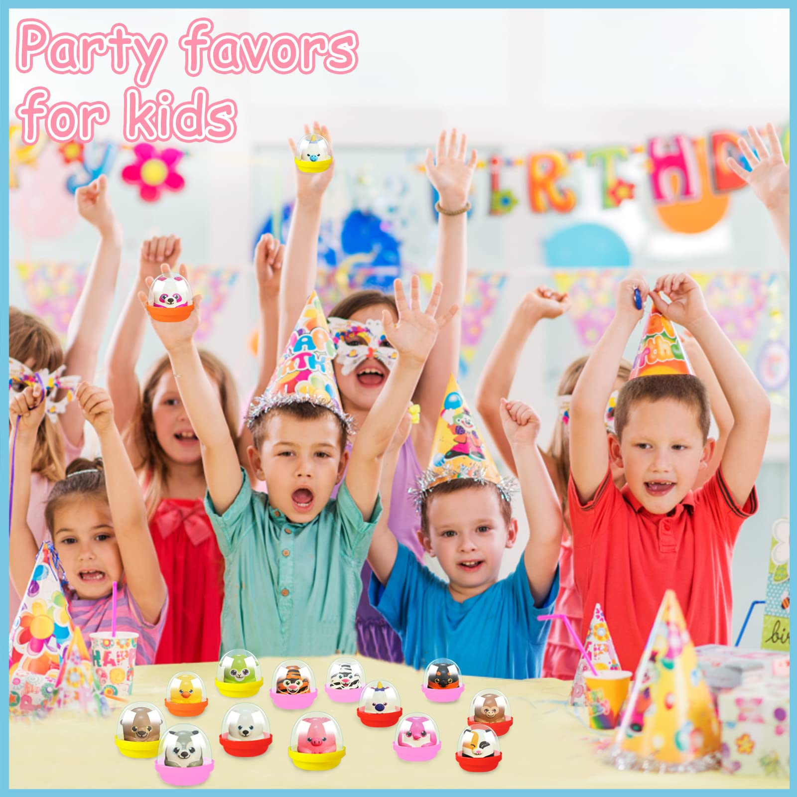 20 PACK Party Favors for Kids Filled with Squishy Toys,Birthday Goodie Bag Stuffers,Kids Classroom Prizes, Pinata Stuffers,Carnival Prizes,Treasure Box Toys for Boys & Girls