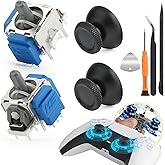 2 Pack TMR Electromagnetic Joystick Replacement for PS5 Controller for Thumbstick Grips for PlayStation 5 Joystick Replacemen