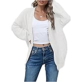 SOLY HUX Women's Open Front Cardigan Sweater Long Sleeve Knit Casual Trendy Cardigans