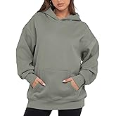 VIUTIL Womens Oversized Hoodies Fleece Loose Hooded Sweatshirt Fall Winter Outfits 2026 Trendy Clothes