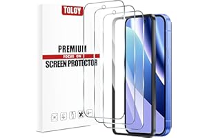 TQLGY Screen Protector for Google Pixel 10a, Precise Camera Cutout Tempered Glass Film with Easy Installation Frame, 9H Hardn