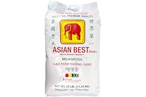 Asian Best Jasmine Rice, 25 Pound