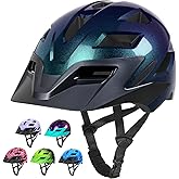 Kids Bike Helmet, Toddler Helmet for Kids 3-5/5-8/8-10 Years Boys Girls, Adjustable Youth Bike Helmets with Detachable Visor, Bicycle Helmets for Skateboard Scooter Cycling