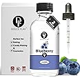 Dolce Flav Blueberry Extract - 2 Ounce Oil-Soluble Multipurpose Flavoring Ideal for Candy Making, Baking, Lip Balm, and Ice Cream - Perfect Kitchen Gift for Holidays