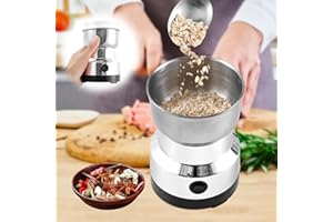 Fizocosisto Electric Coffee Grinder, 300ml, 4 Stainless Steel Blades, Compact, Portable, One Button Operation, Grind Coffee B