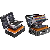 DocSafe 5200&deg;F Fireproof Document Box Set with Lock,Hard Case File Organizer with Accordion File Folder,