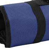 Lairun Tool Roll Organizer Bag Blue Polyester Multi Pocket Hand Roll-Up Tote view 7