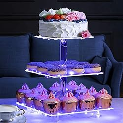 Pastry Stand 3 Tier Acrylic Cupcake Display Stand