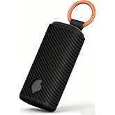 Geiomoo Silicone Case for Skullcandy Dime Evo, Soft Flexible Scratch Resistant Protective Cover with Carabiner (Black)