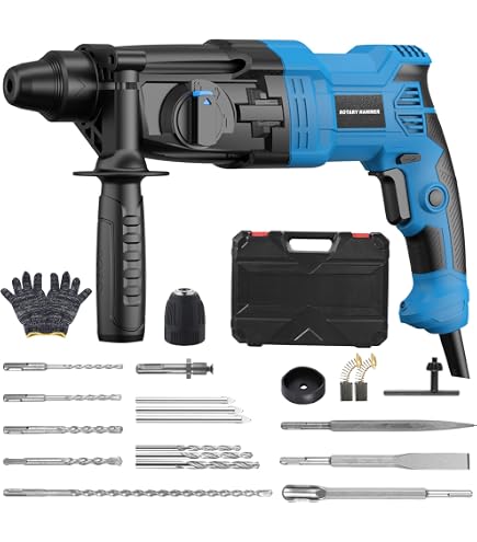 Martillo Electroneumático Negro Y Verde Hitachi DH26PC Con 830 W 220 V - 10