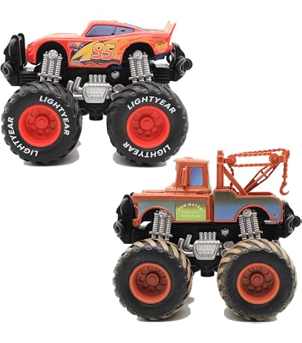 thumbnail image 2 of Cars 3 Frank With Cows Toy | 1:55 Scale Die-cast Lightning McQueen Movie Car 2 of 14