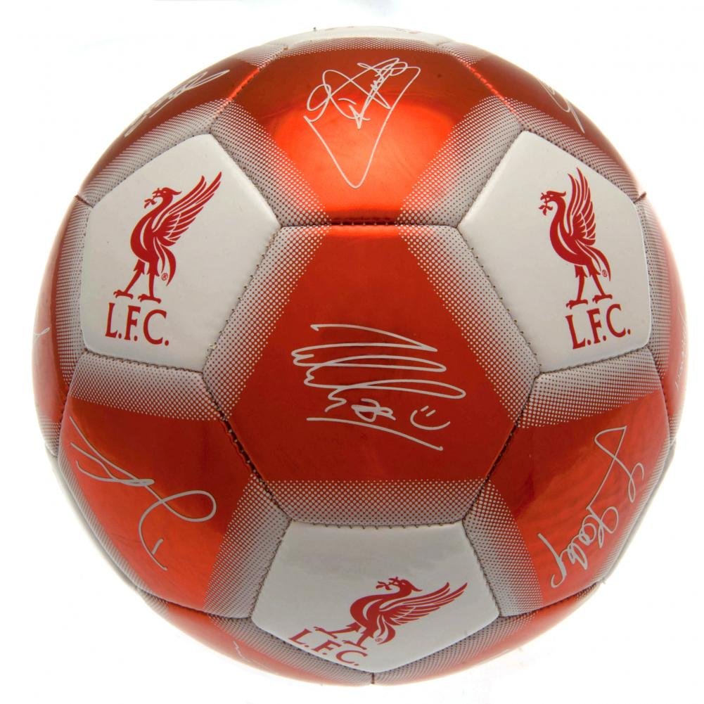 Liverpool Official Signature Ball - Multi-Colour, Size 5