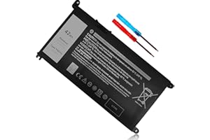 WYMISNIT 42Wh YRDD6 1VX1H Battery for Dell Inspiron 5482 5485 7586 3583 5491 5591 5481 3310 2-in-1 5593 5584 3493 3593 3793 5480 3582 5581 5590 3584 5493 5585 5594 5598 3501 P93G001 VM732 Vostro 3491 5490