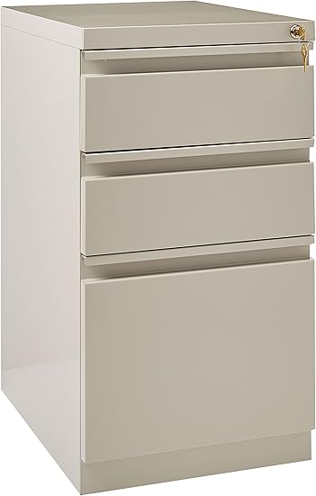 Amazon Com Hirsh Industries 20 Deep Box Box File Mobile Pedestal Light Gray 18576 Vertical File Cabinets Office Products