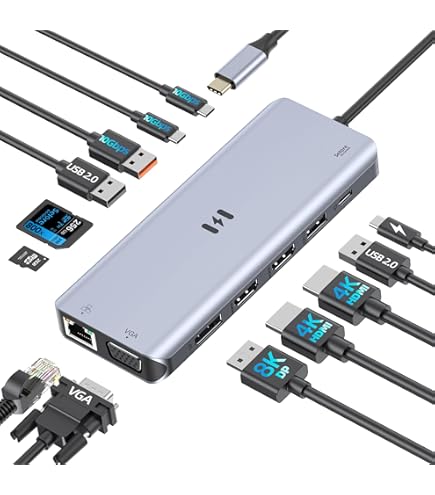 Belkin USB-C Hub - Versatile 11-in-1 Laptop Docking Station