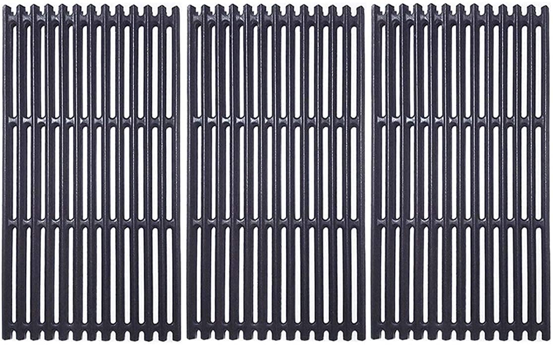 Photo 1 of 17 in Cooking Grates Replacement for Charbroil Tru Infrared 463242715, 463242716 Grill, G533-0009-W1,Cast Iron Grid Replacement Parts for Nexgrill 720-0882A,BHG 720-0882,Lowes 606682 Gas Grill