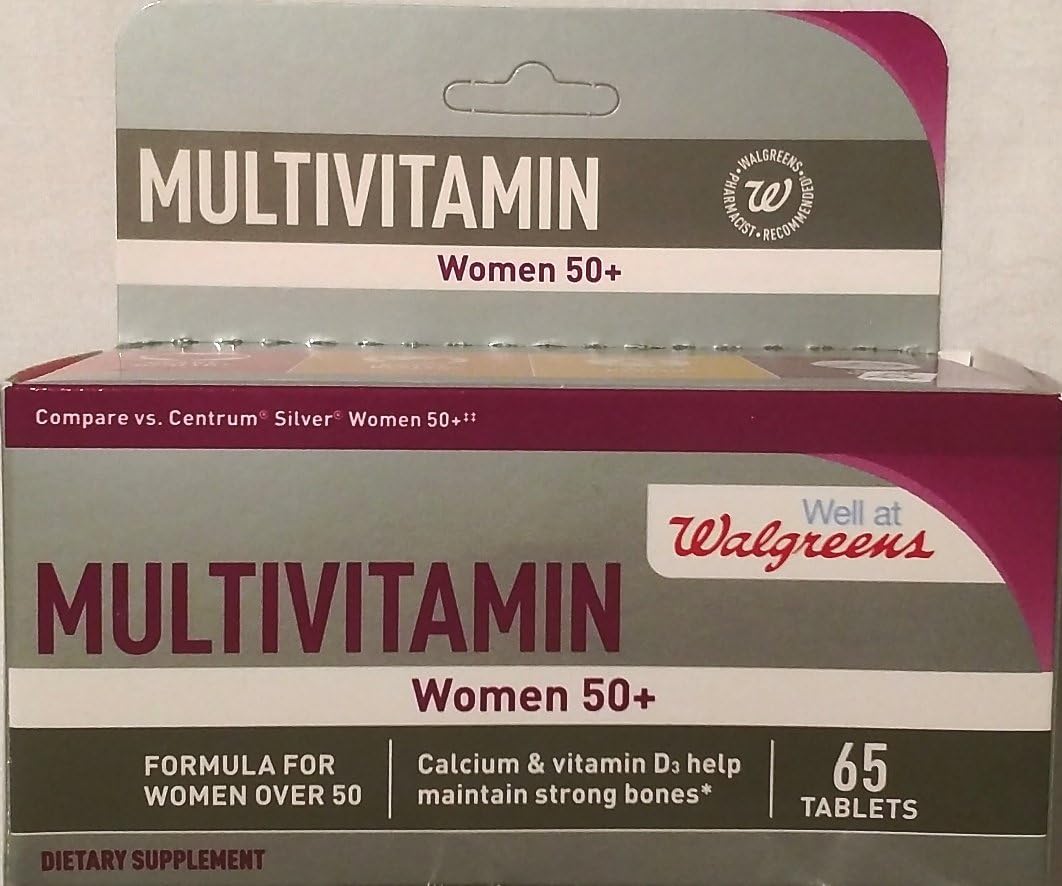 Walgreens Multivitamin Women 50+ 65 Tablets