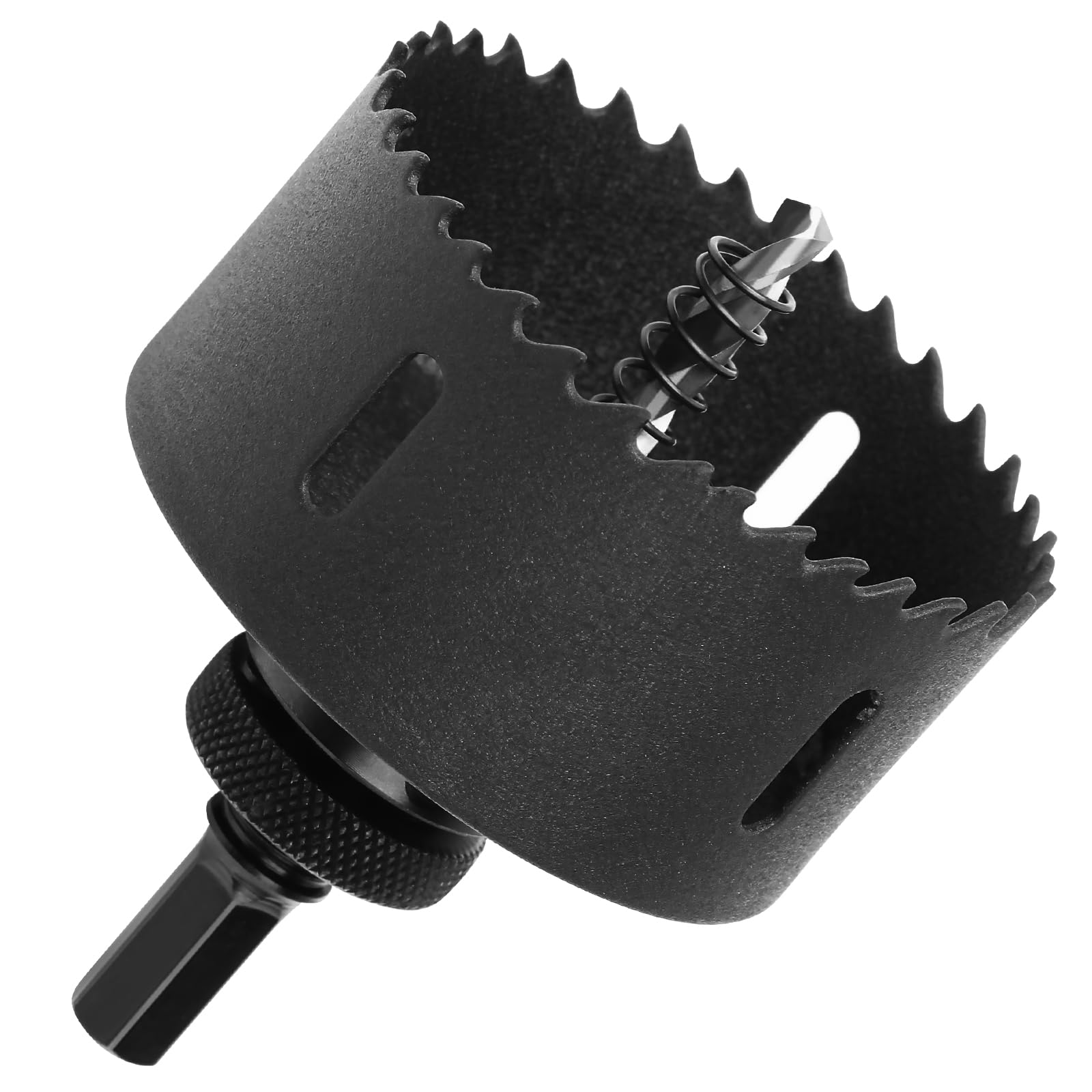 HSAWBIT HSS Bi-Metal 85mm Hole Saw, M42 Fast Cut Extra Cobalt Hole Cutter 40mm Cutting Depth, For Stainless Mild Sheet Wood Plastic Various Materials