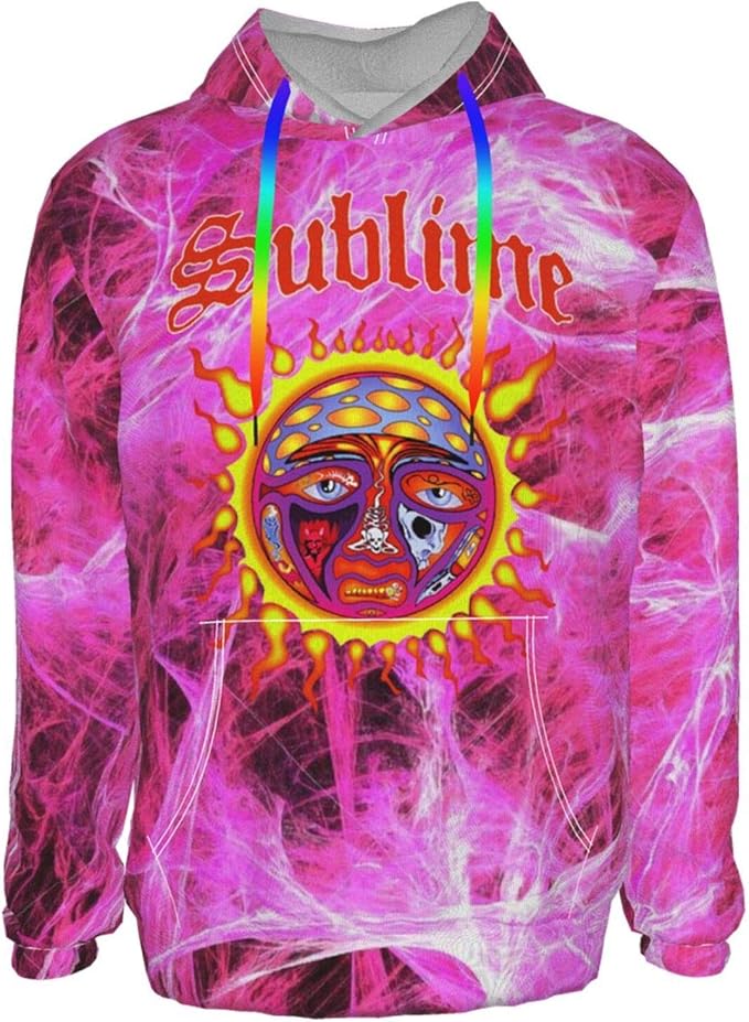 Sublime Men's Women Unisex Novelty Hoodies 3D Pockets Sweatshirt Warm Hoody Tops