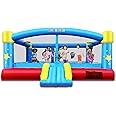 Causeair Big Inflatable Bounce House with GFCI Blower,15ft x 14.8ft,Double Basketball Hoop,Throw Ball Game,Reinforced PVC Bou