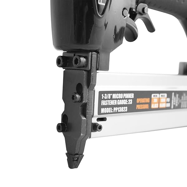 FREEMAN PP13823 PNEUMATIC 23-GAUGE 1-3/8″ MICRO PINNER WITH CASE AND BELT HOOK
