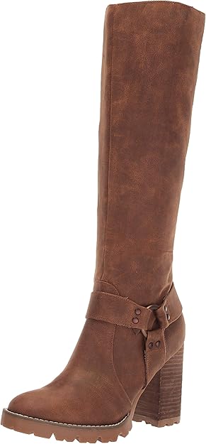 carlos santana black knee high boots