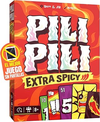 PILI PILI Extra Spicy - Juego de Cartas de Bazas - A partir de 8 años