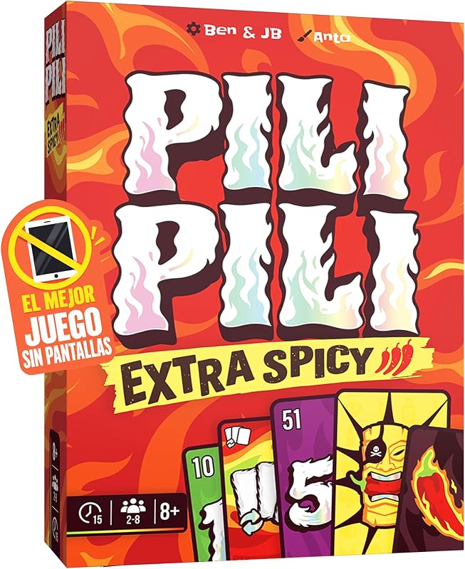 PILI PILI Extra Picante - Jogo de Cartas Trucada - Desde os 8 anos