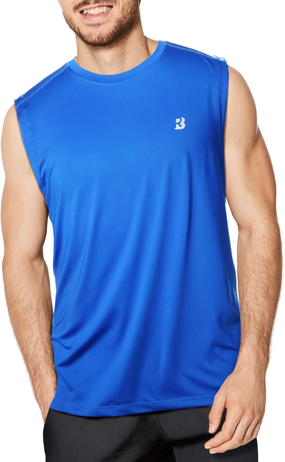 Roadbox Mesh Sleeveless Shirts for Men Workout Quick Dry Athletic