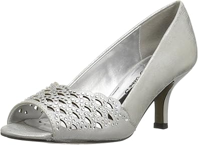 easy street silver pumps
