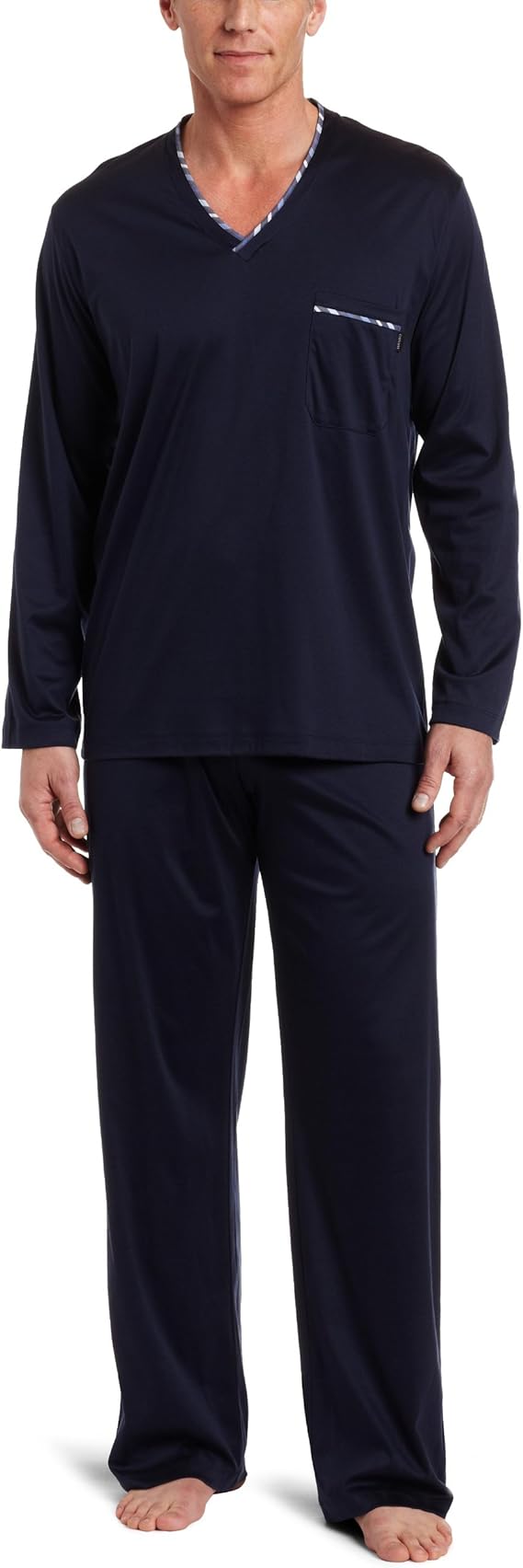 Hanro Mens Midnight Hour Pajama, Marine, Small at Amazon Men’s Clothing