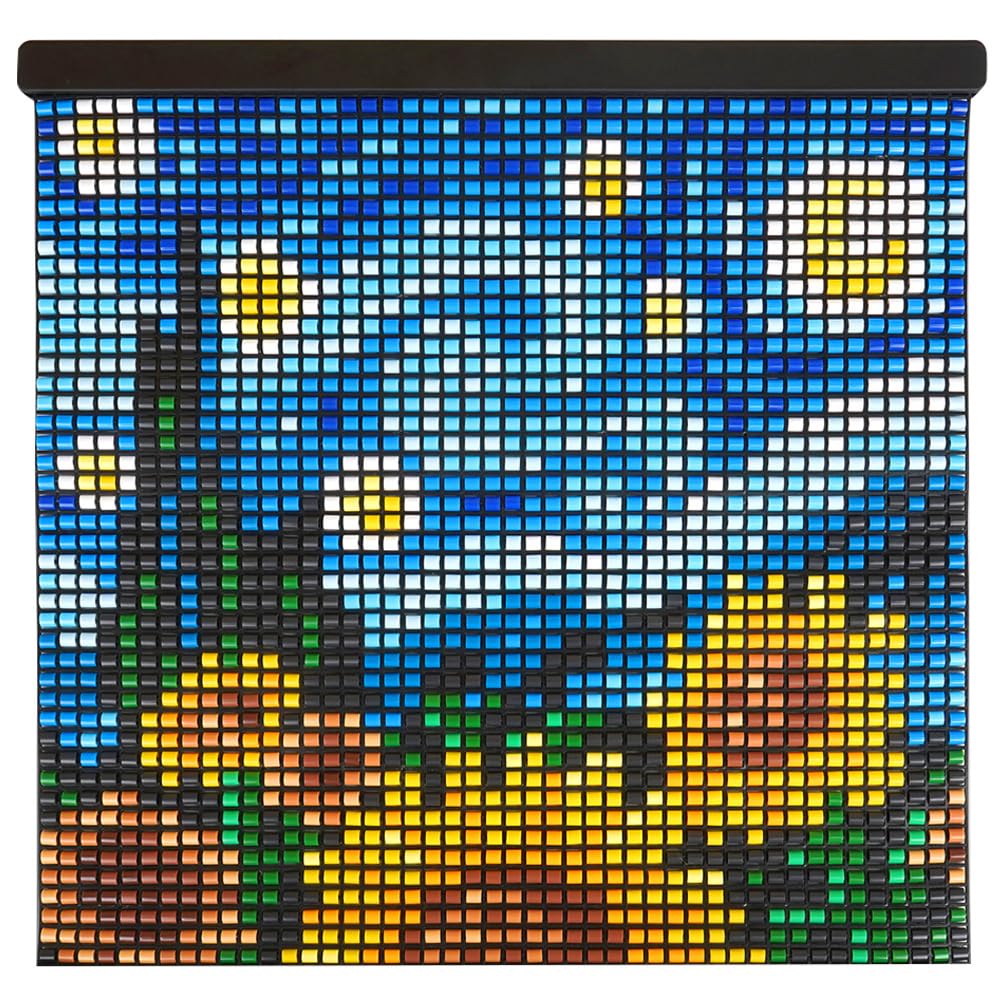 AUAUY No-Iron Fuse Bead Craft Kit for Kids, Sunflower Iron-Free Fuse Beads with Drawing, Clamping Strip, Grid, DIY Christmas Birthday Gift for Boys and Girls