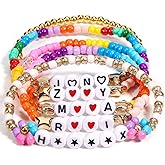 AICase for Bracelets Merch Gifts Toys Cosplay Birthday Decorations Bracelets Outfit Costume 6 Pcs Stackable Stretch Beaded Bracelets Merchandise Jewelry Gifts for Fans Women Christmas Stocking